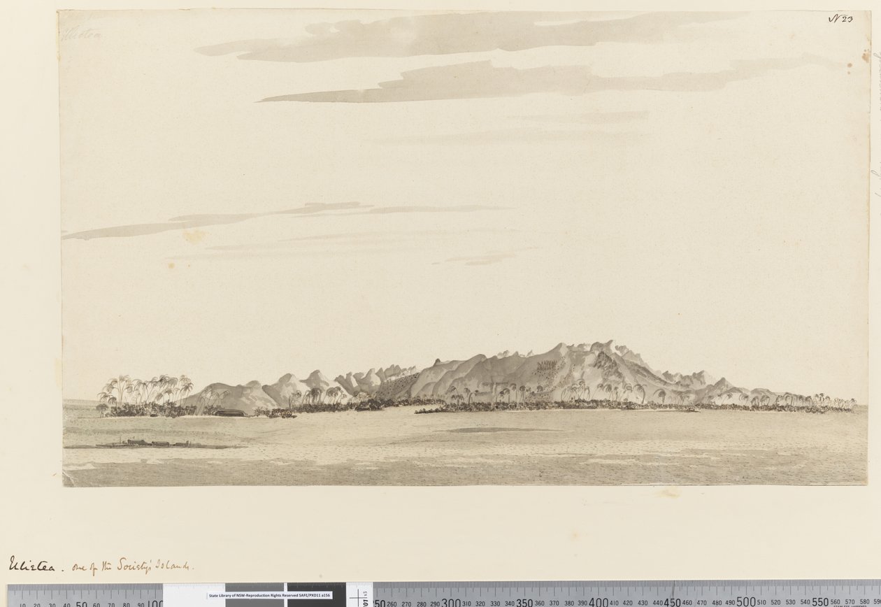 Sivu 23 Ulietea, Seurasaarilla, 1768-75 (wc) tekijältä Henry Roberts