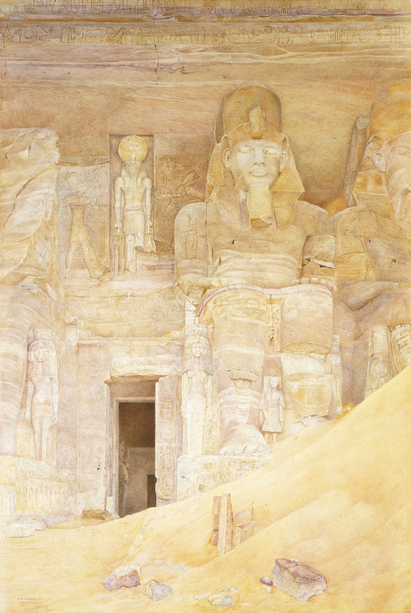 Abu Simbel, 1900 tekijältä Henry Roderick Newman