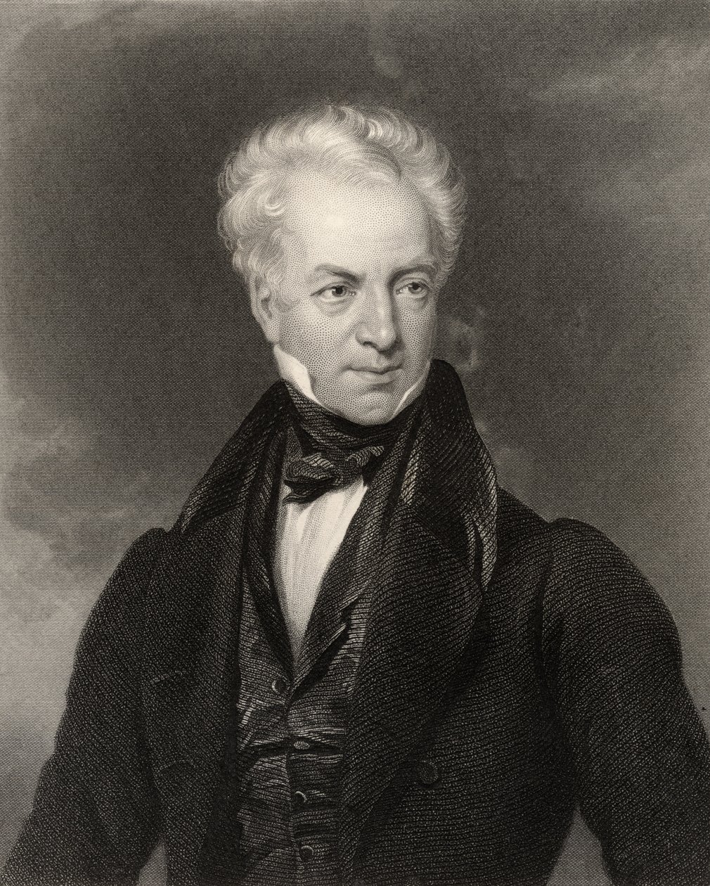 John Baron, kaiverrettu W. Holl, "The National Portrait Gallery, Volume III", julkaistu noin 1820 tekijältä Henry Room