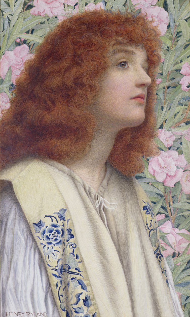 Oleander, noin 1890 tekijältä Henry Ryland