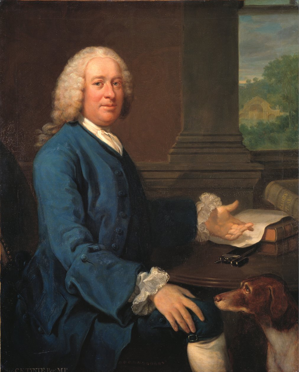 Sir Charles Kemeys-Tynte (1710-1785) (Öljy kankaalle) tekijältä Henry S. Parkerman