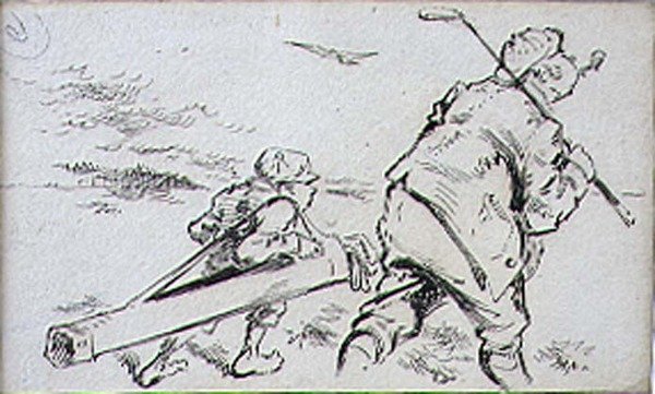 The Bumbling Golfer, kuvitus 