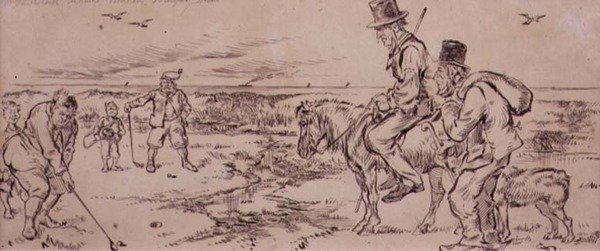 The Difficult Putt, kuvitus 