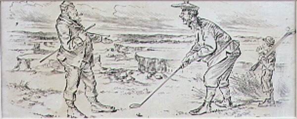 The Hesitant Golfer, kuvitus 