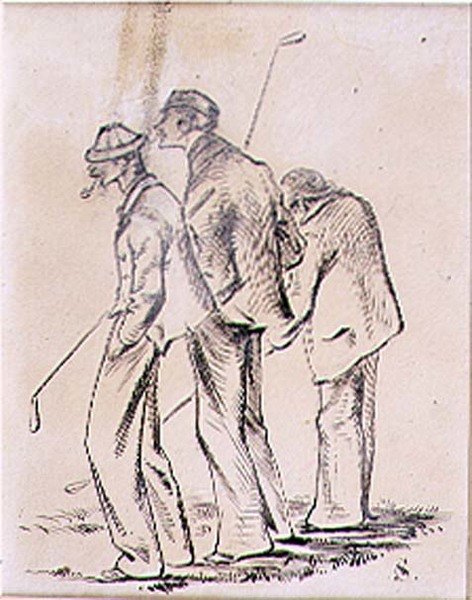 The Lethargic Golfers, kuvitus 