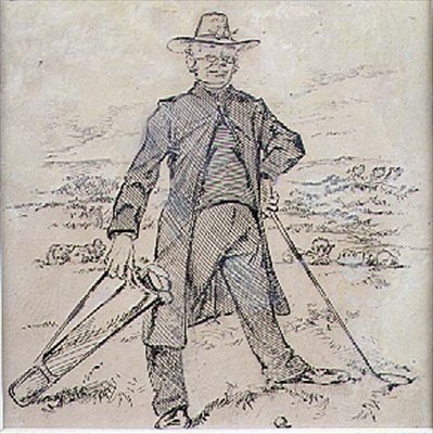 The Pensive Golfer, kuvitus 