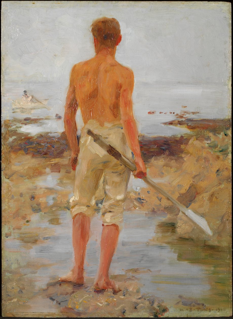 Poika airon kanssa tekijältä Henry Scott Tuke