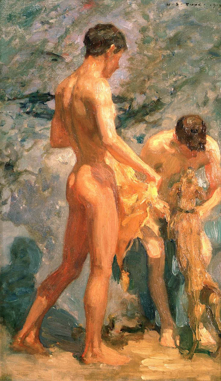 Huonekalut ja erilaiset esineet 1100- ja 1300-luvuilta tekijältä Henry Scott Tuke