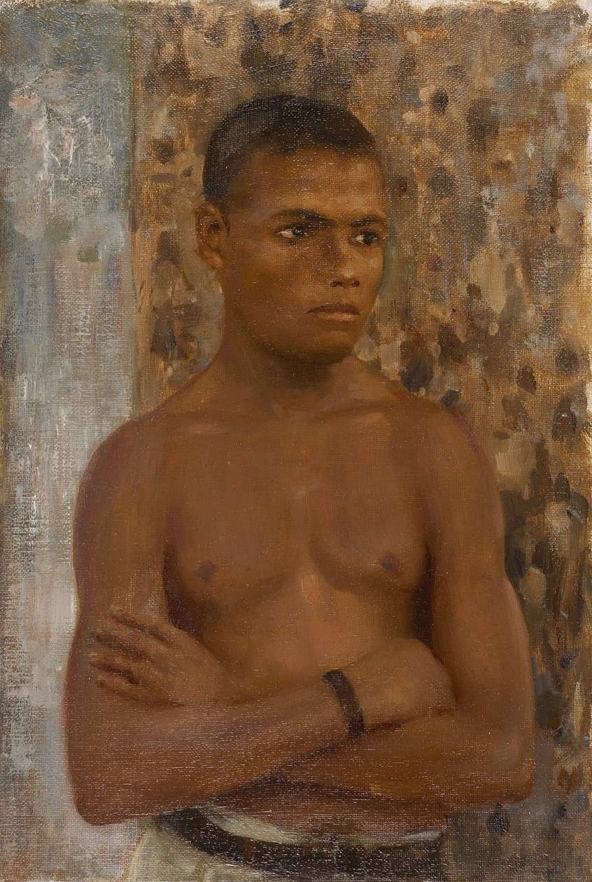 Ralfin puolikas pituus, 1923 (öljy kankaalle) tekijältä Henry Scott Tuke