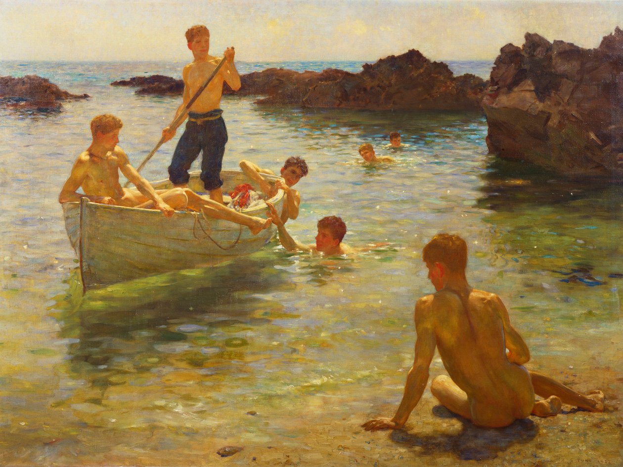 Morning Splendour, 1922 tekijältä Henry Scott Tuke