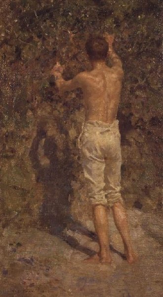 Charlien selkä, 1913 tekijältä Henry Scott Tuke