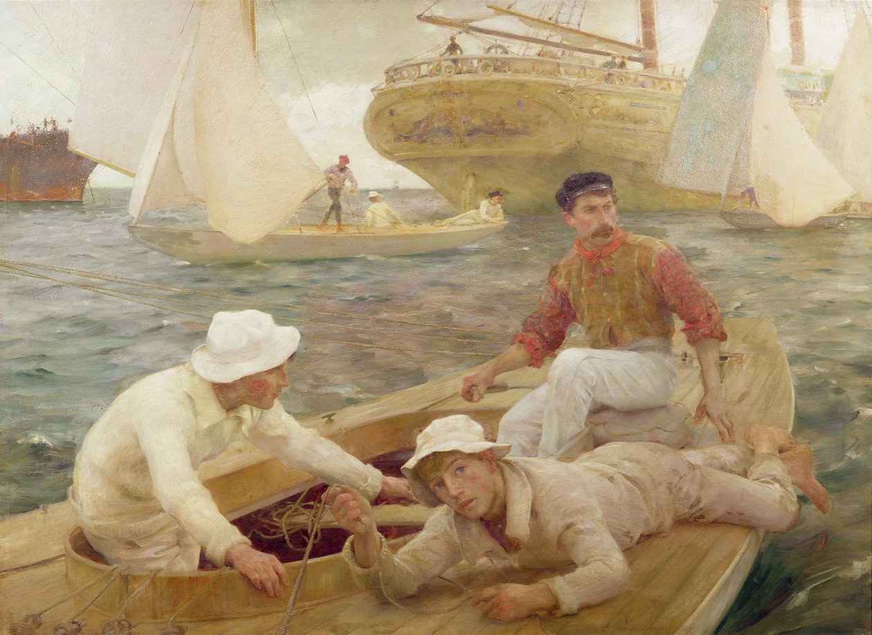 Juokse kotiin, 1902 tekijältä Henry Scott Tuke