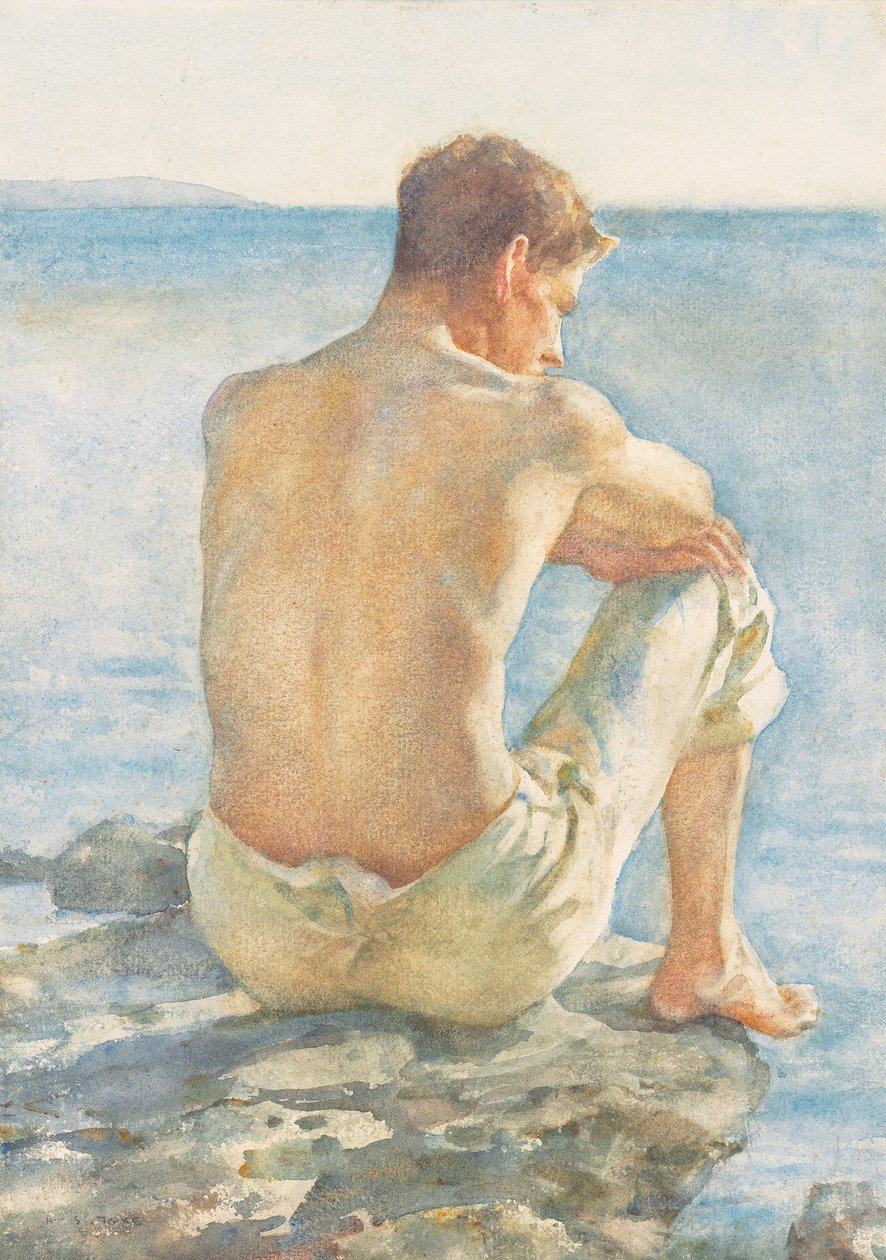 Katsomassa merta tekijältä Henry Scott Tuke