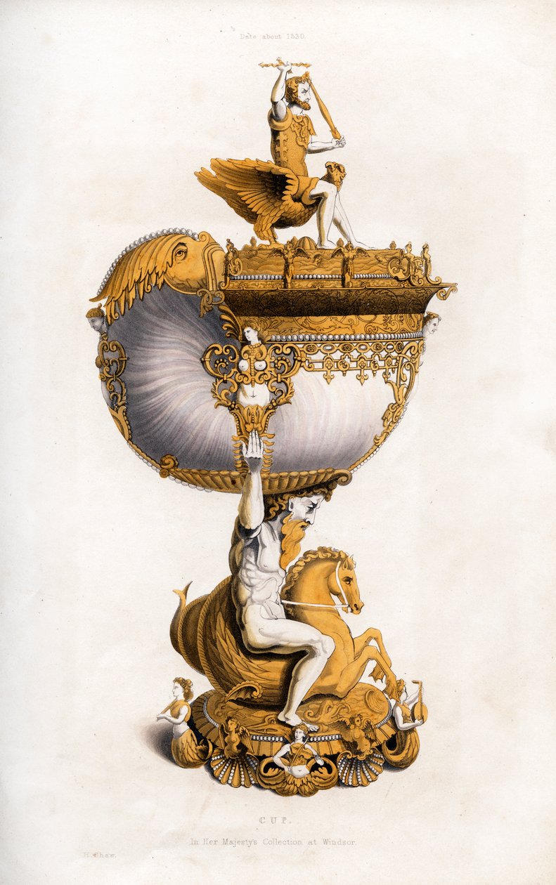 Cup, c1530, 1843. tekijältä Henry Shaw