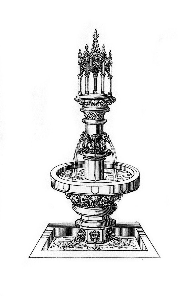 Suihkulähde, 1470-1483, 1843. tekijältä Henry Shaw