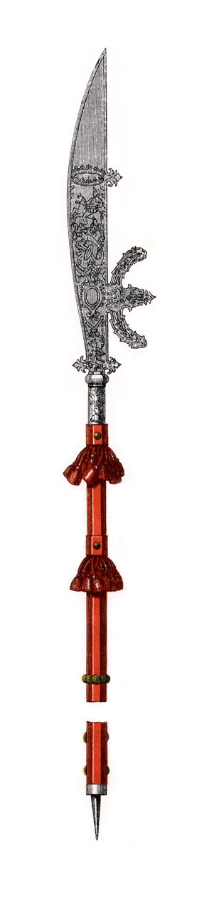 Glaive, 1500-luvun puoliväli, 1843. tekijältä Henry Shaw