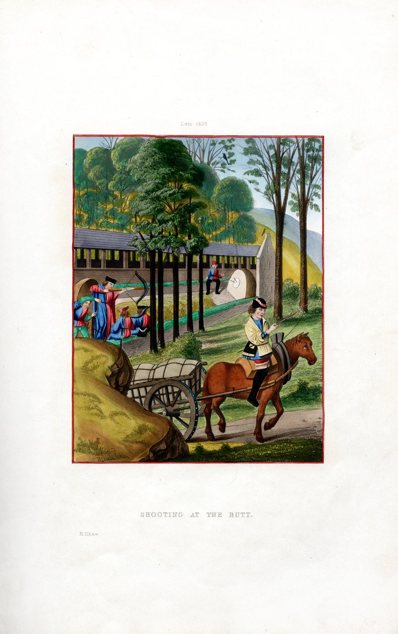 Ammunta perään, 1496, 1843. tekijältä Henry Shaw