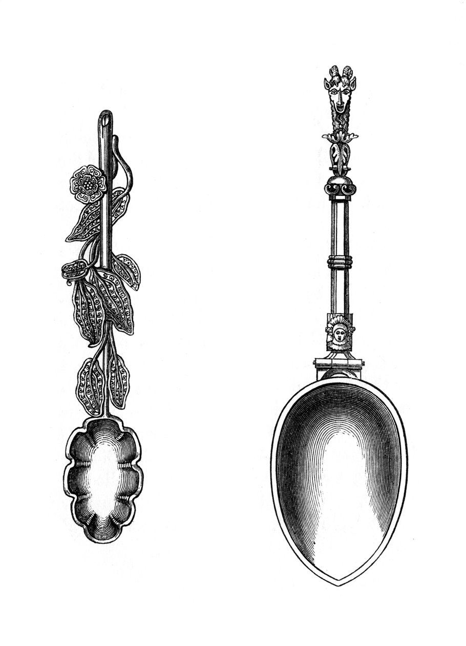 Lusikat, 1500-luku, 1843. tekijältä Henry Shaw