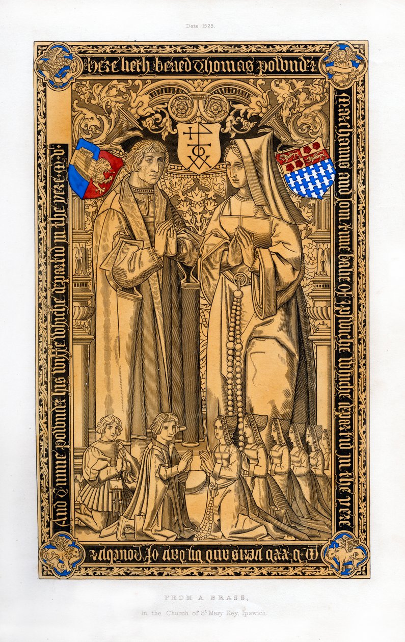 Thomas Pownder, Ipswichin kauppias ja ulosottomies, 1525, 1843. tekijältä Henry Shaw