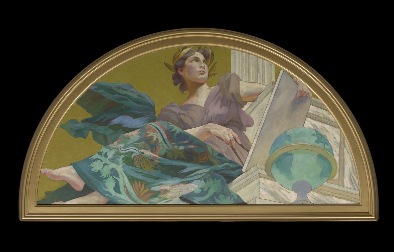 Tähtitieteen muusa, 1893 tekijältä Henry Siddons Mowbray