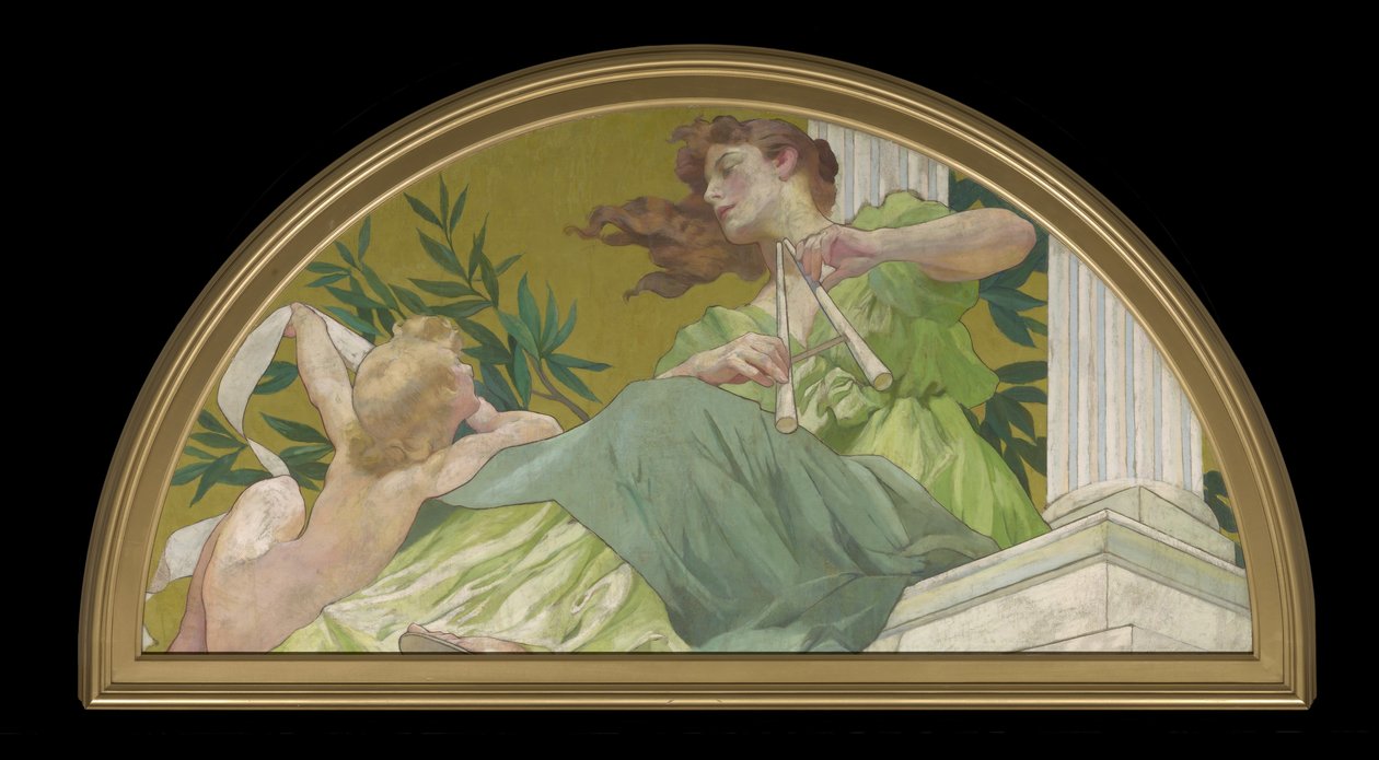 Musiikin muusa, 1893 tekijältä Henry Siddons Mowbray