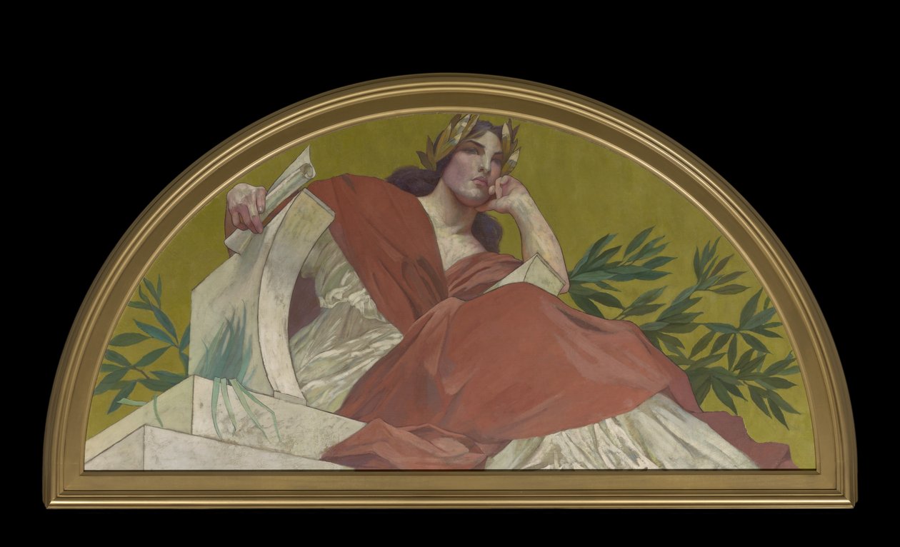 Tragedian muusa, 1893 tekijältä Henry Siddons Mowbray