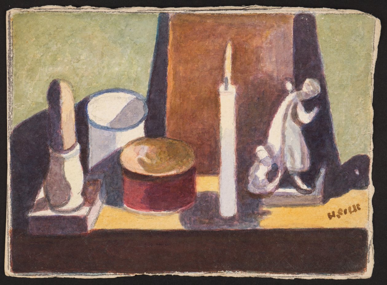 Cancel-valaistu kamiina, n.1930 tekijältä Henry Silk