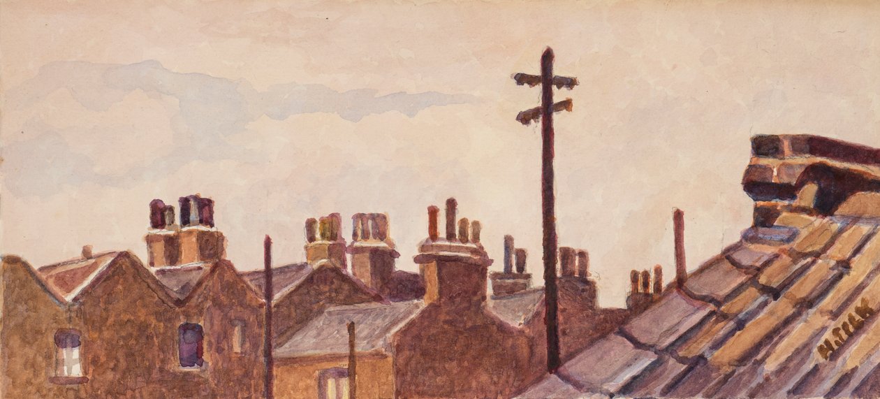 Katot Rounton Roadilta, noin 1930 tekijältä Henry Silk