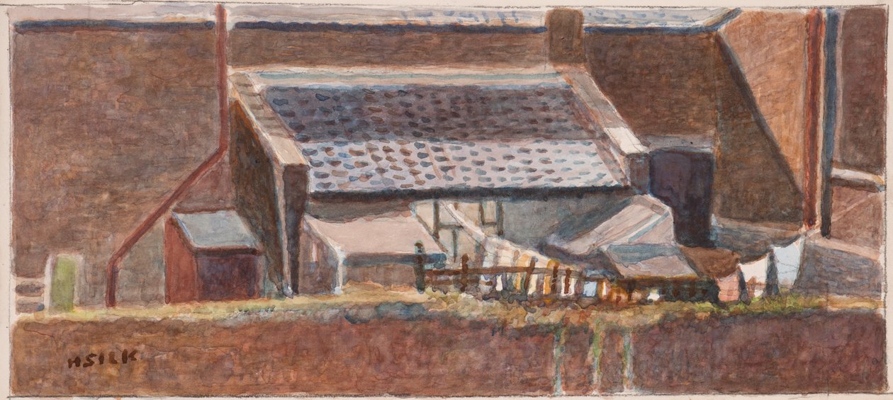 Rounton Roadin laavu, noin 1930 tekijältä Henry Silk