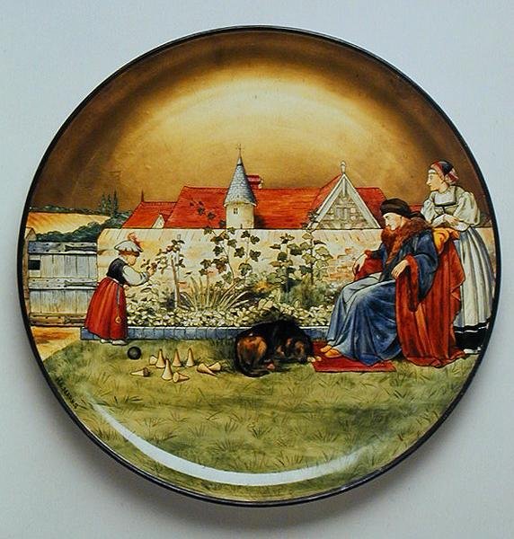 "Sans Everything", kuvitus Shakespearen "The Seven Ages of Man", Minton