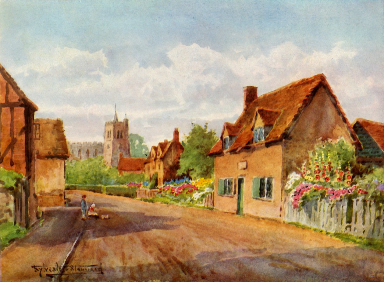 "Bunyanin mökki, Elstow, Bedford", 1943. tekijältä Henry Stannard
