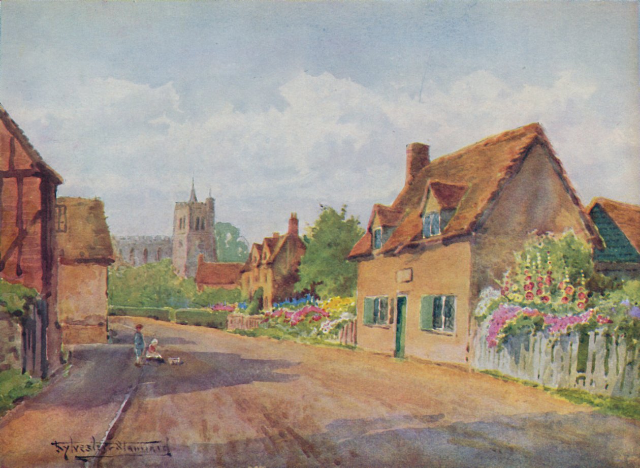"Bunyanin mökki, Elstow, Bedford", 1947 tekijältä Henry Stannard