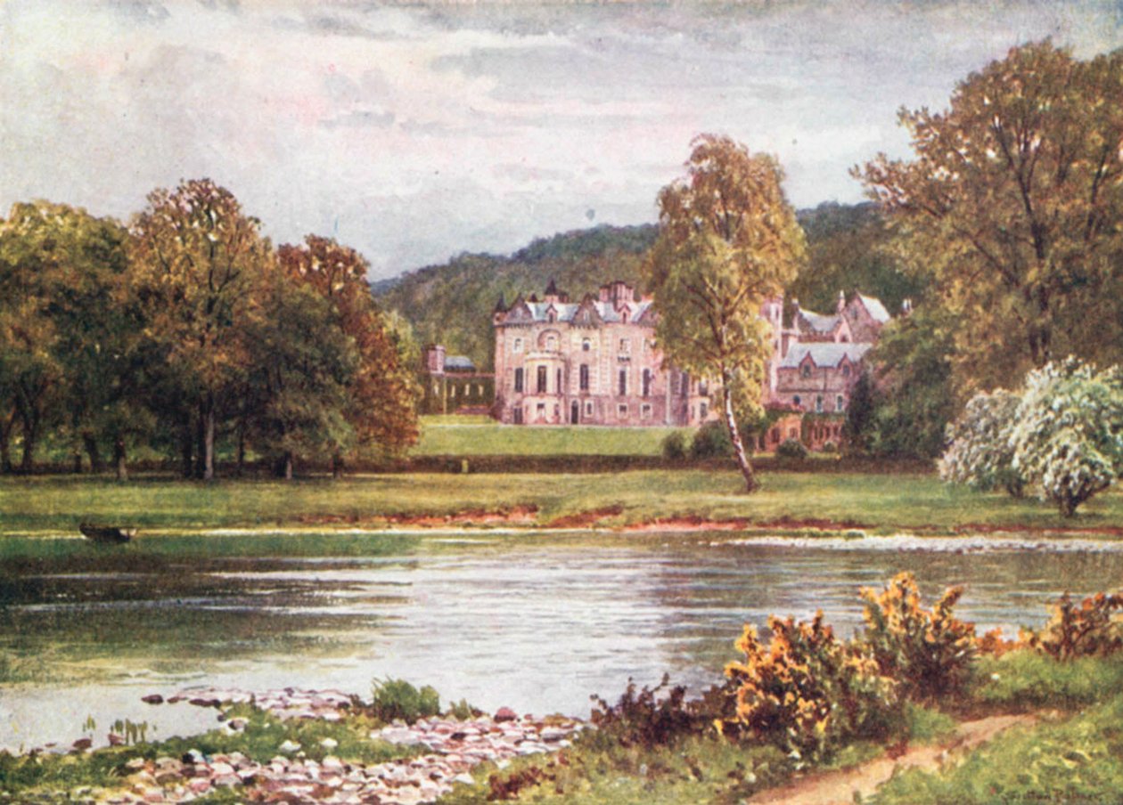 Abbotsford, Roxburghshire (värilitro) tekijältä Henry Sutton Palmer