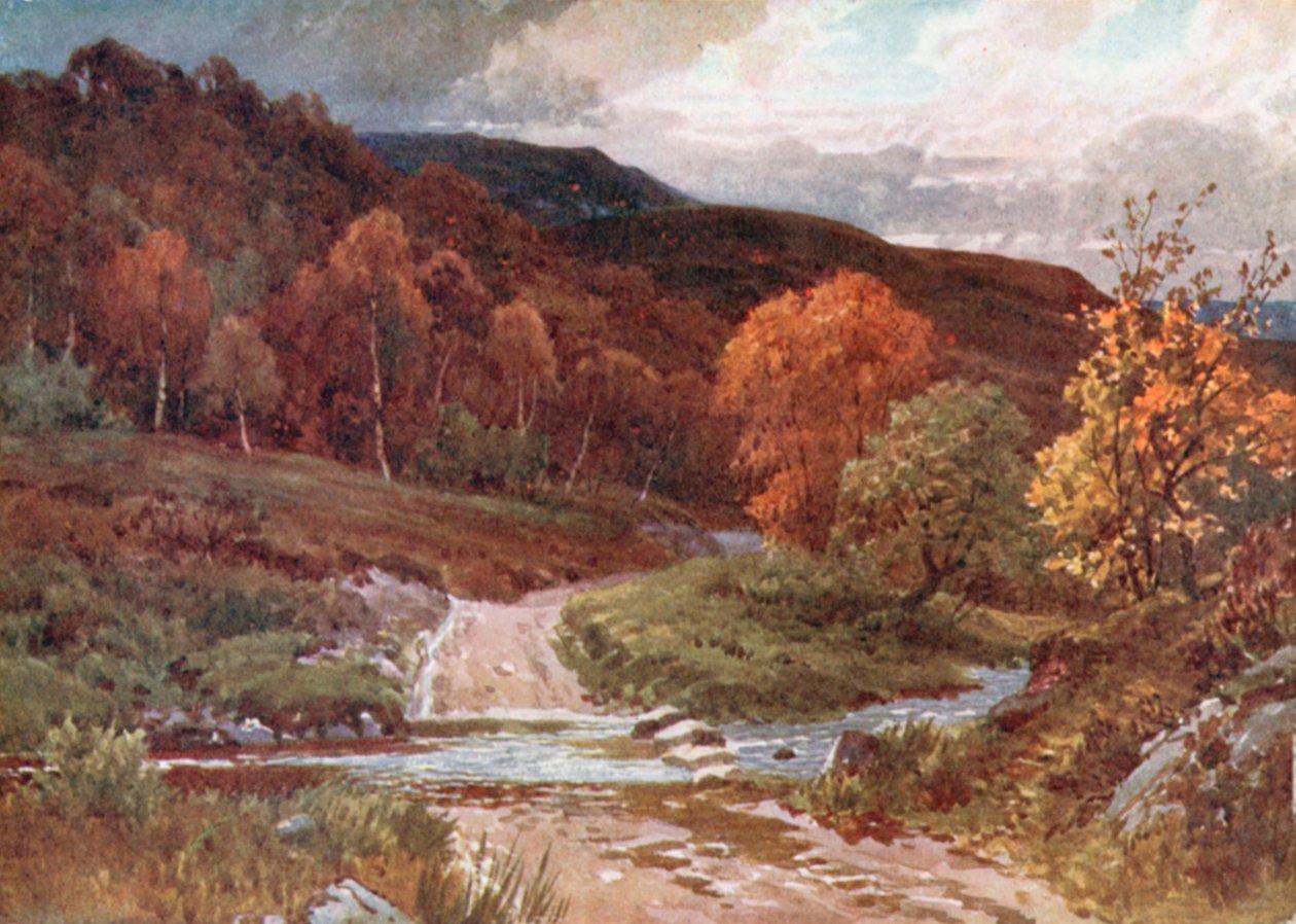 Glenfinalsissa, Perthshiressä (värilitro). tekijältä Henry Sutton Palmer