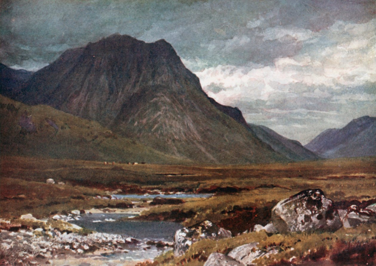 Rannochin nummi, Perthshire ja Argyllshire (värilitro) (värilitro) tekijältä Henry Sutton Palmer