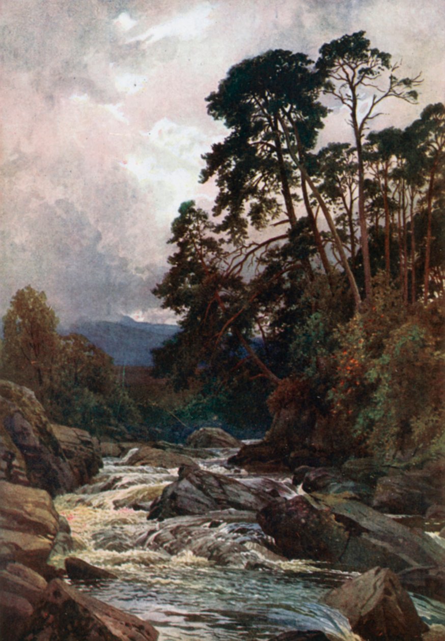 Dochartilla, Killin, Perthshire (värilitografia). tekijältä Henry Sutton Palmer