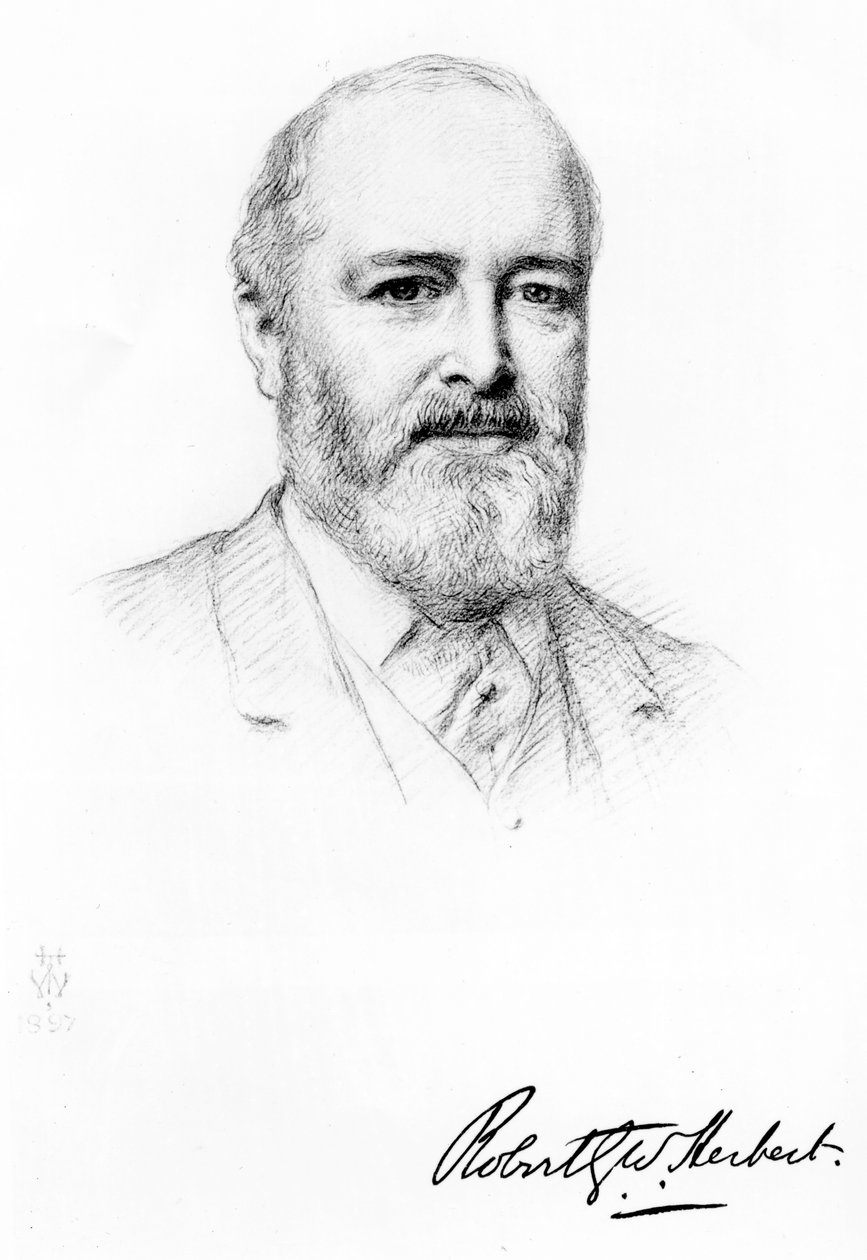 Sir Robert Herbert, 1897 finn tekijältä Henry Tanworth Wells