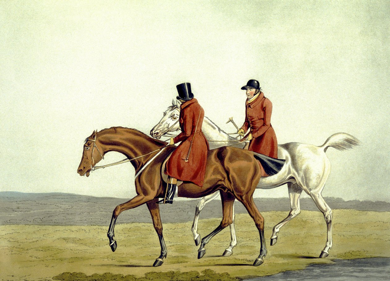 Going Home, meltonilaiset sellaisina kuin he olivat, The Meltoniansista, kaivertanut George Hunt tekijältä Henry Thomas (after) Alken