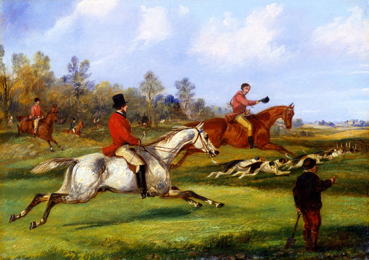 Full Cry, noin 1840 tekijältä Henry Thomas Alken