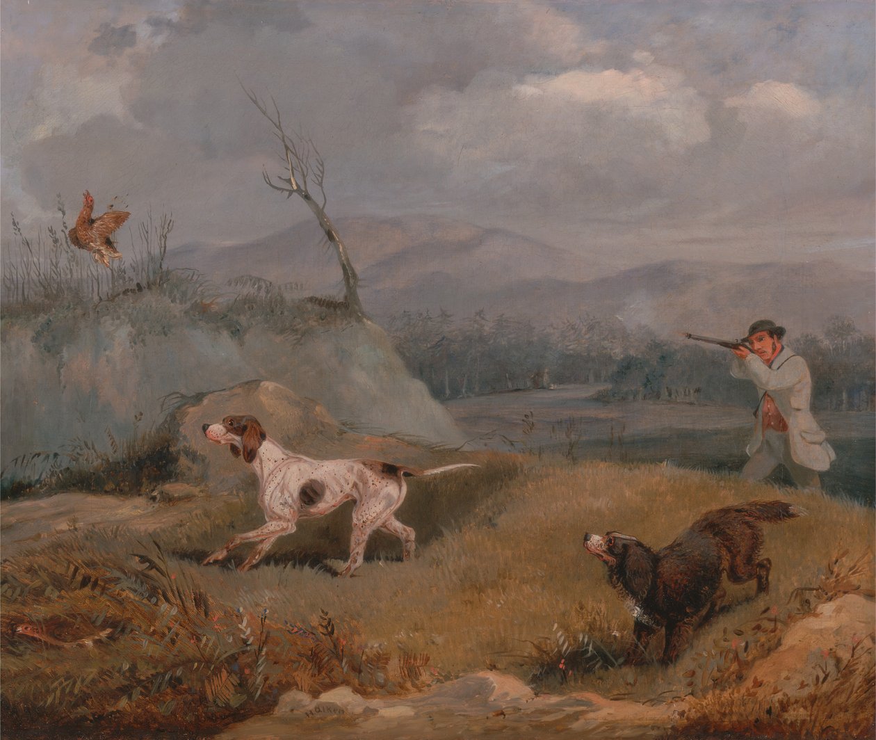 Grouse Shooting, n. 1825. tekijältä Henry Thomas Alken