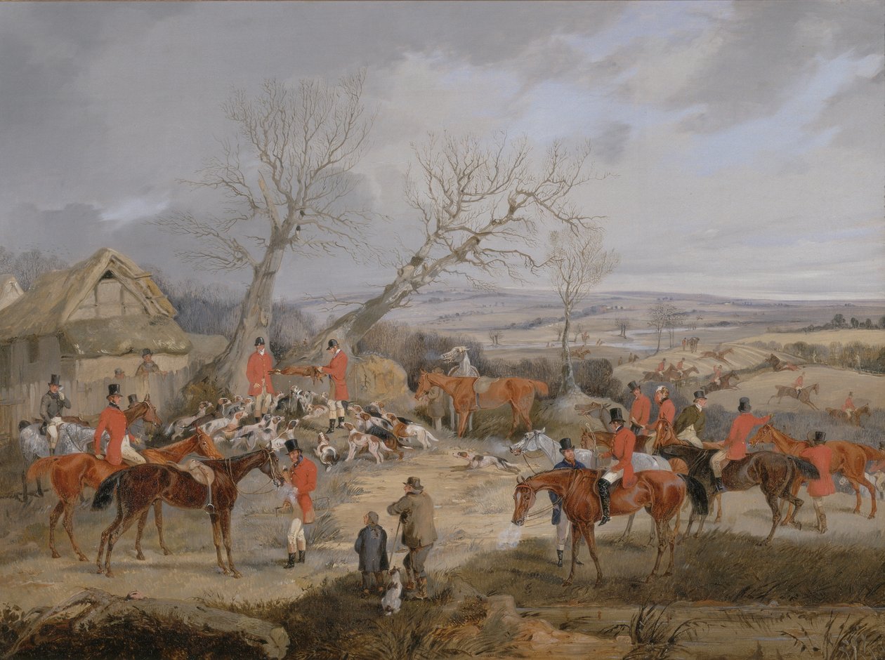 Metsästyskohtaus, Tappa tekijältä Henry Thomas Alken