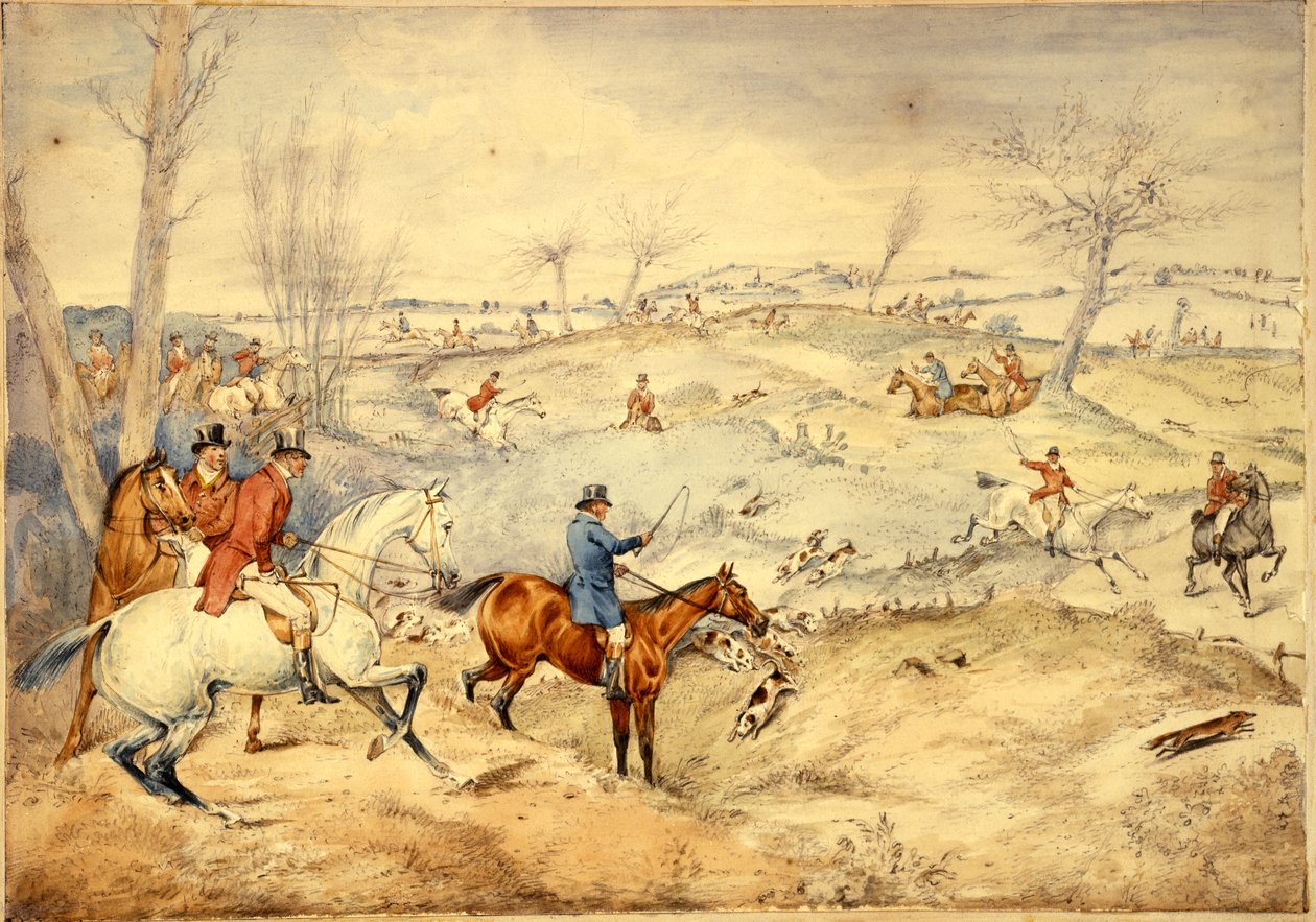 Metsästyskohtaukset: Tally-Ho tekijältä Henry Thomas Alken