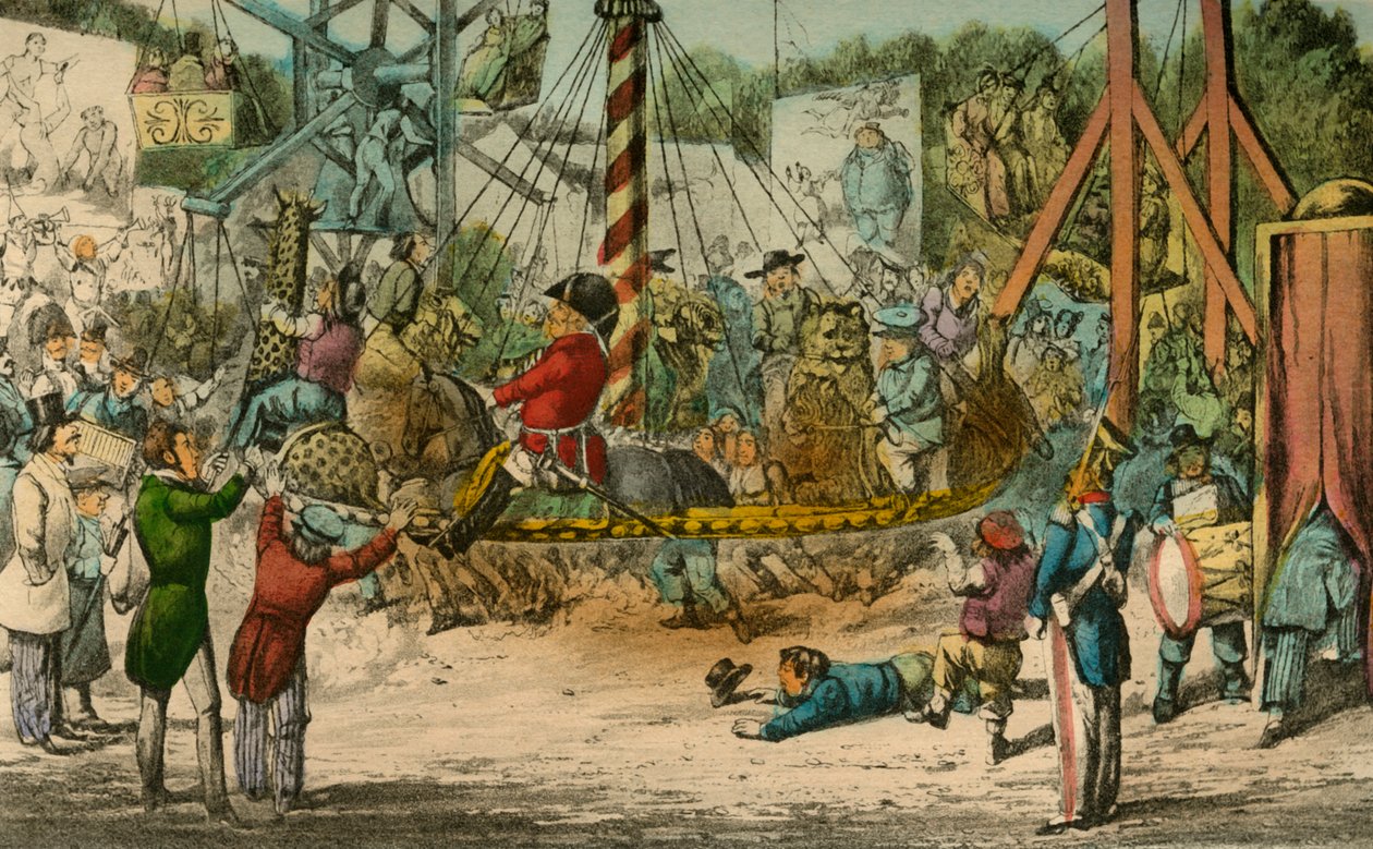 Mr. Jorrocks lähtee kyytiin St. Cloudin juhlissa vuonna 1838 tekijältä Henry Thomas Alken