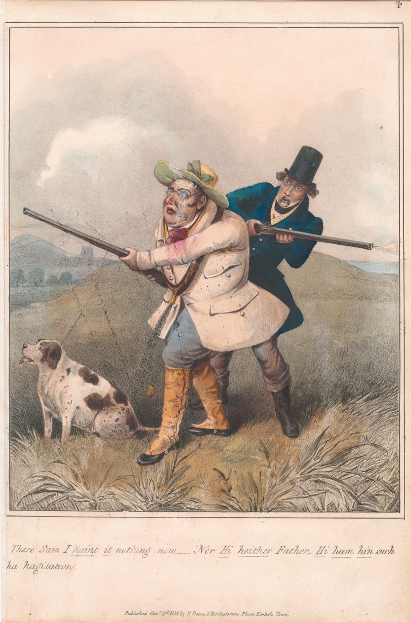 12 kappaleen sarja, jossa on nimilehti: Sporting Satirist tekijältä Henry Thomas Alken