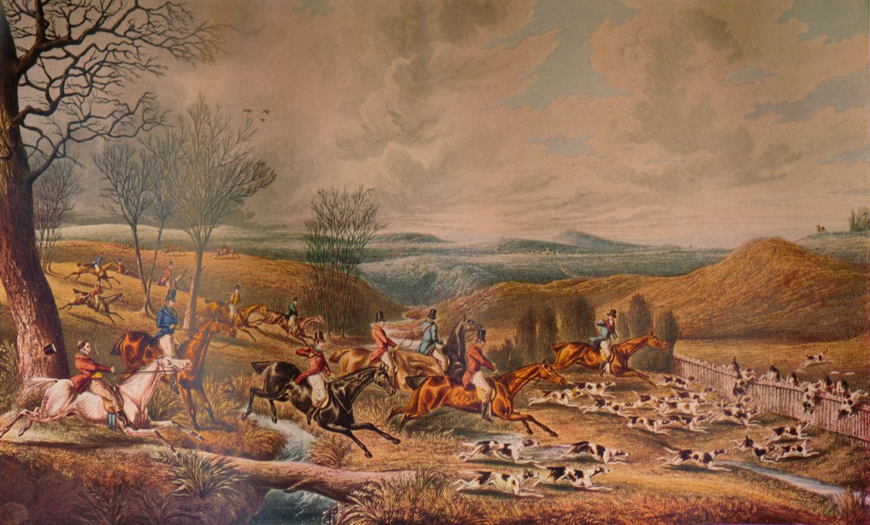 The Chase of the Roebuck, 1834, 1936 tekijältä Henry Thomas Alken