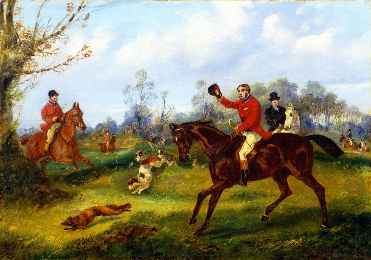 Löytö, noin 1840 tekijältä Henry Thomas Alken