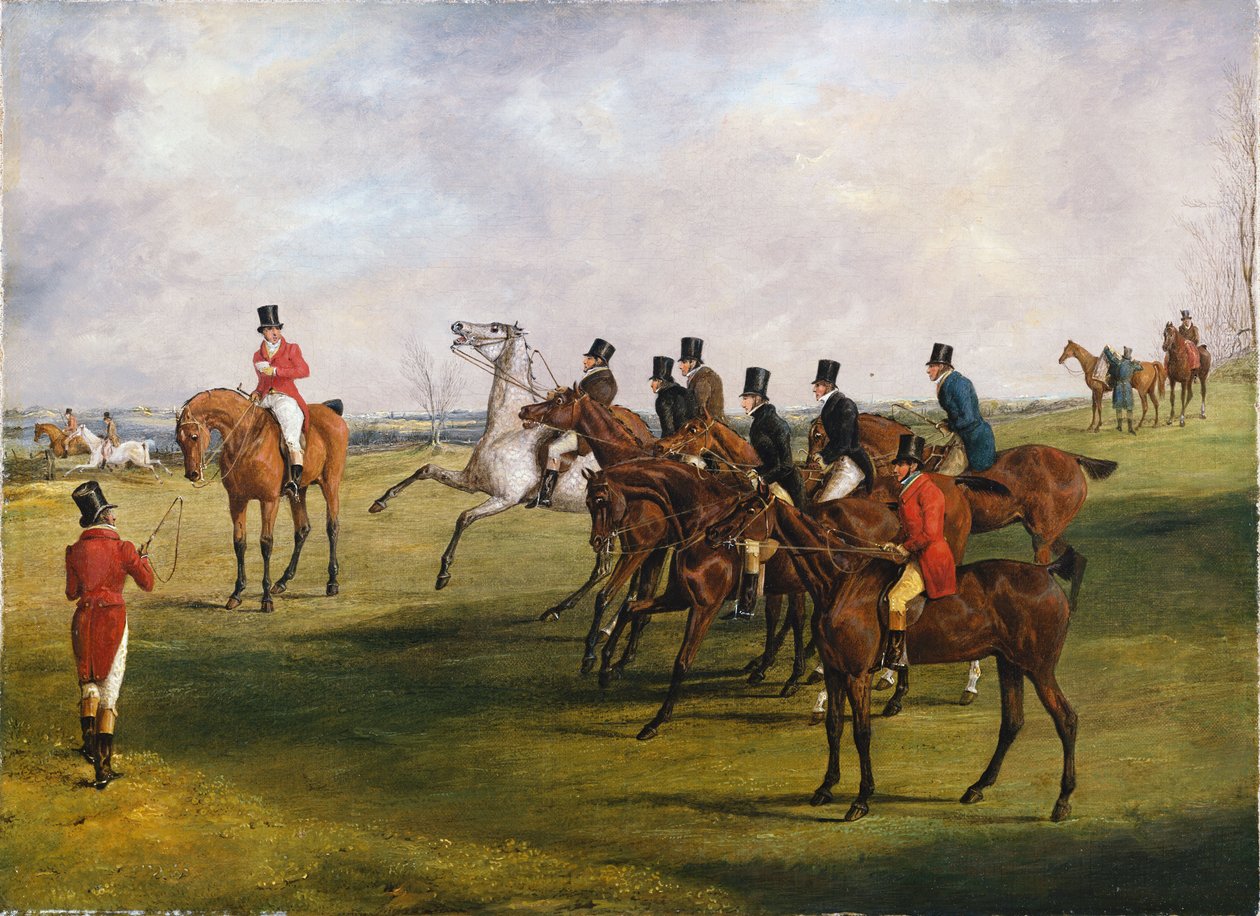 Grand Leicestershiren estejuoksu, 12. maaliskuuta 1829: Alku tekijältä Henry Thomas Alken