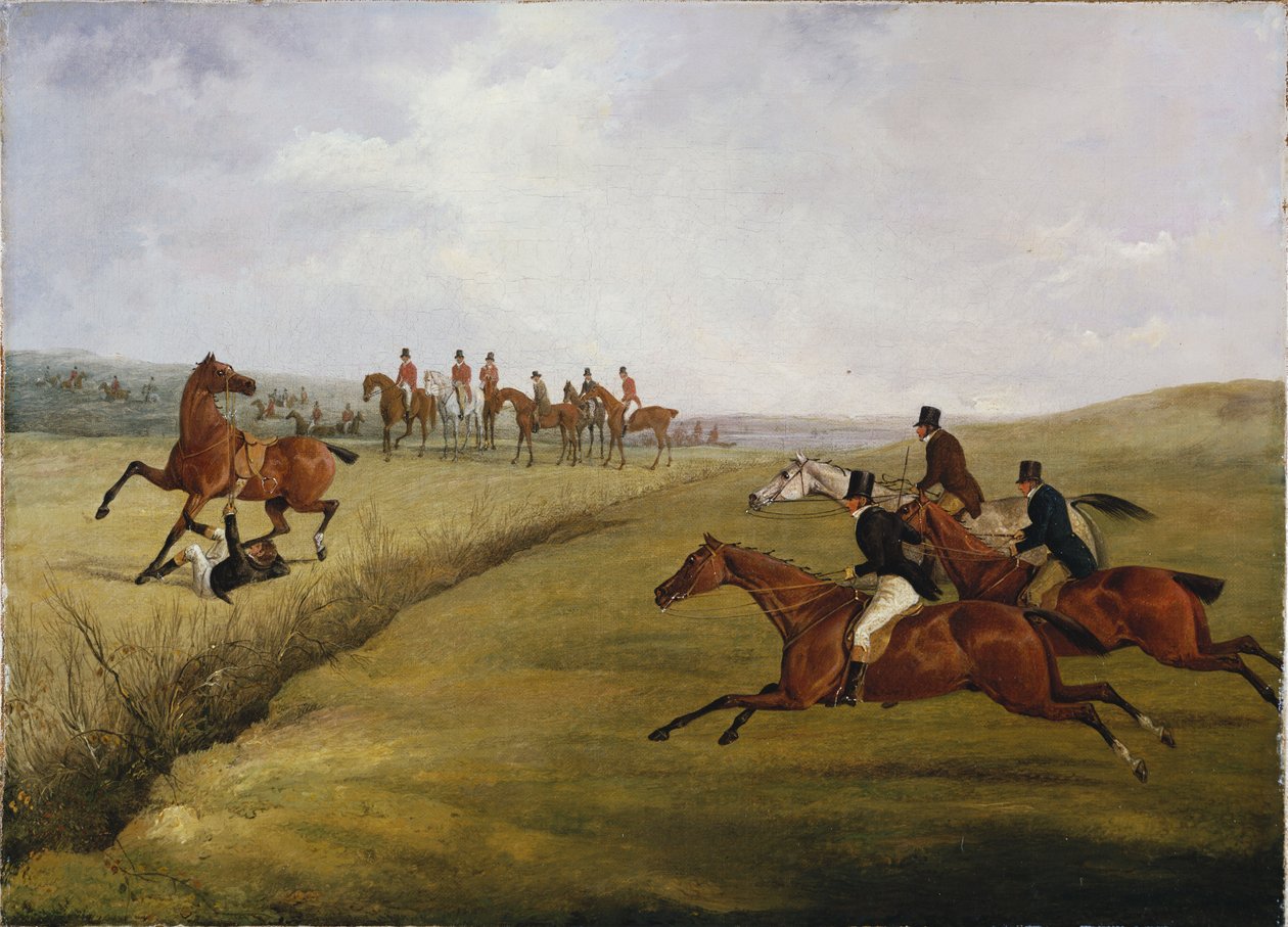Grand Leicestershiren estejuoksu, 12. maaliskuuta 1829: Katastrofin huipentuma tekijältä Henry Thomas Alken