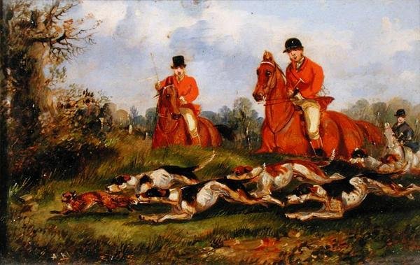 The Kill (öljy kankaalle) tekijältä Henry Thomas Alken
