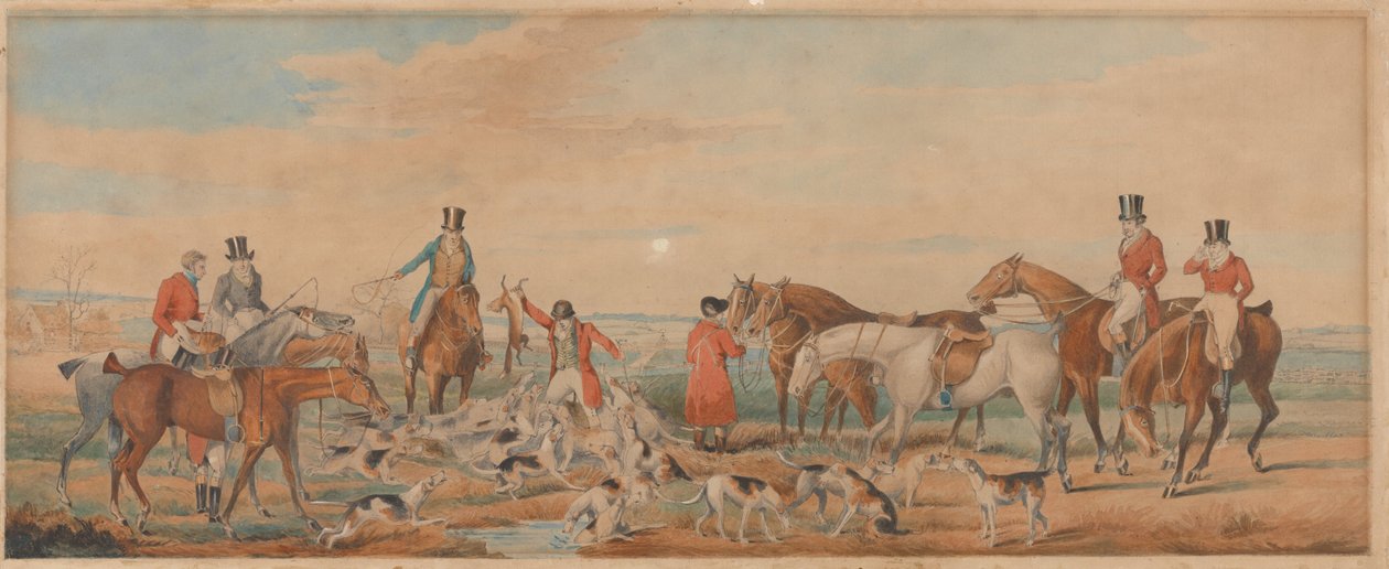 Leicestershiren metsästys - Kuolema tekijältä Henry Thomas Alken